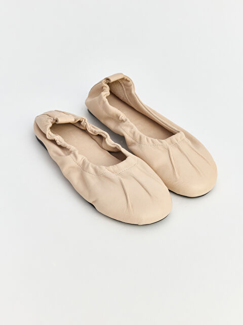 LCW STEPS Hakiki Deri Kadın Babet