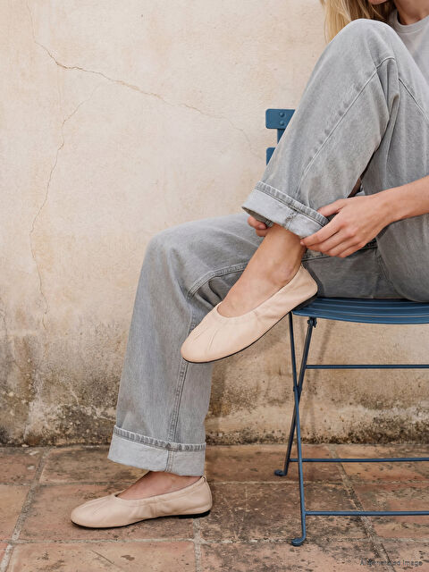 LCW STEPS Hakiki Deri Kadın Babet