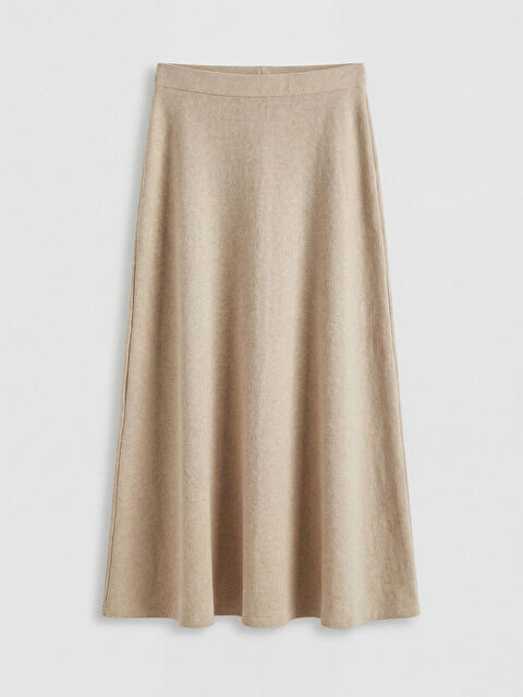 LCW Vision Beli Lastikli Kloş Etek