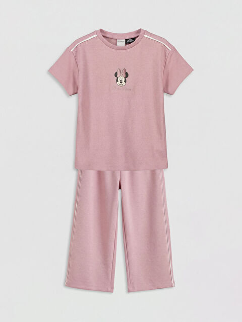 LCW baby Minnie Mouse Baskılı Kız Çocuk Takım - S6B948Z1-GDD