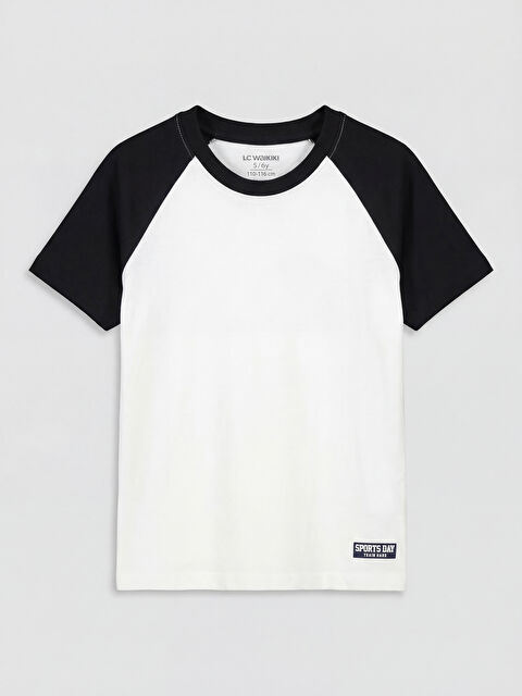 LCW Kids Bisiklet Yaka Erkek Çocuk Tişört - S6E957Z1-R9J