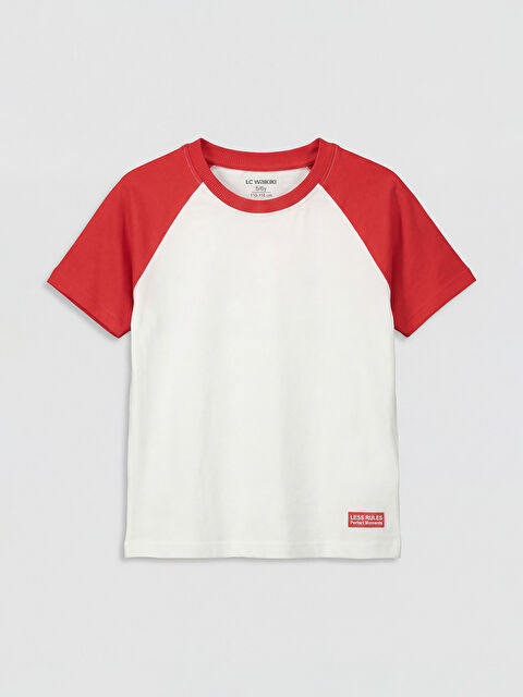 LCW Kids Bisiklet Yaka Erkek Çocuk Tişört - S6C957Z1-R9J