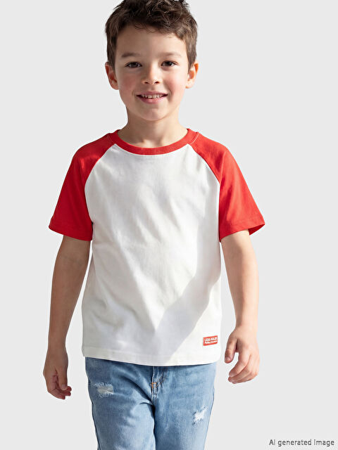 LCW Kids Bisiklet Yaka Erkek Çocuk Tişört