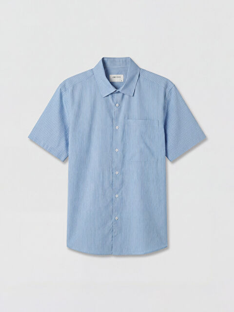 LCW Vision Regular Fit Çizgili Erkek Gömlek