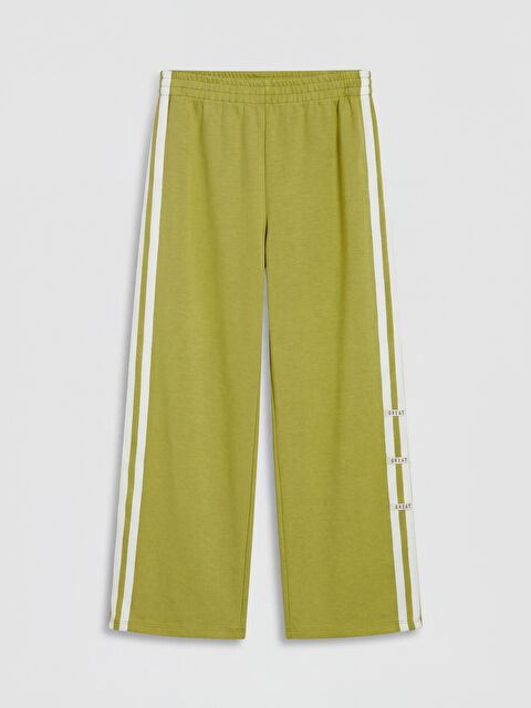 LCW Kids Geniş Paça Kız Çocuk Soft Touch Eşofman Altı