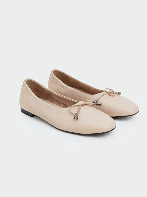 LCW STEPS Hakiki Deri Kadın Babet