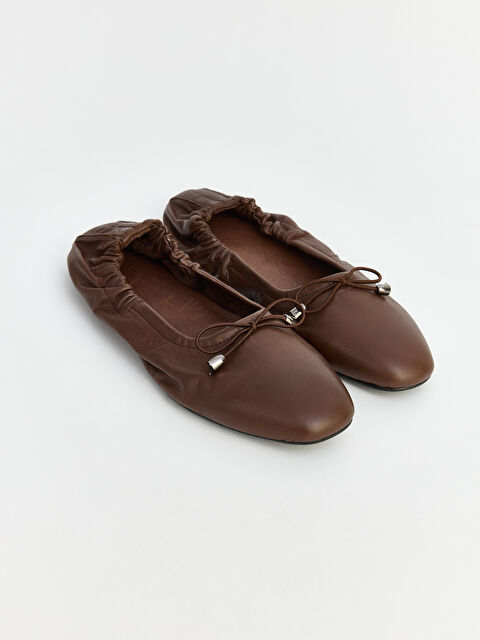 LCW STEPS Hakiki Deri Kadın Babet