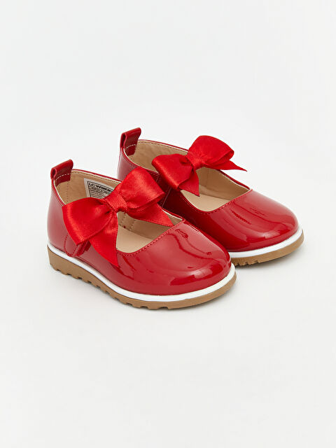 LCW STEPS Fiyonk Detaylı Kız Bebek Babet	 - S6E969Z1-CRT