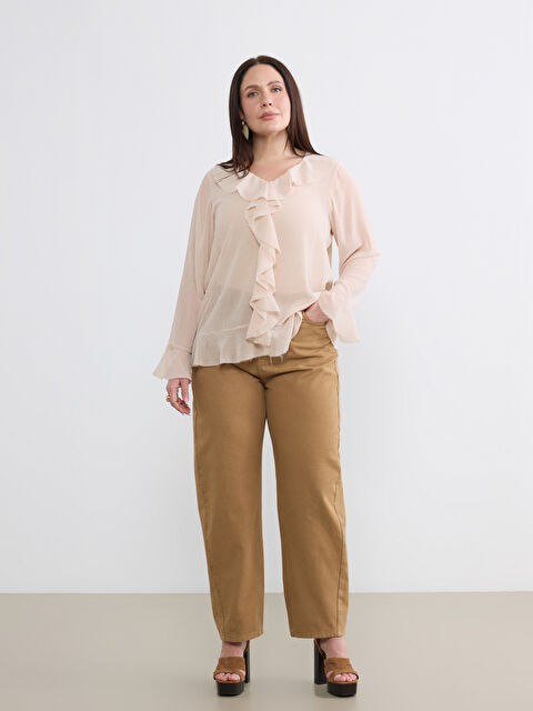 Soulife Bol Fit Kadın Jean Pantolon