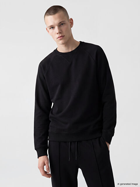 XSIDE Bisiklet Yaka Erkek Sweatshirt
