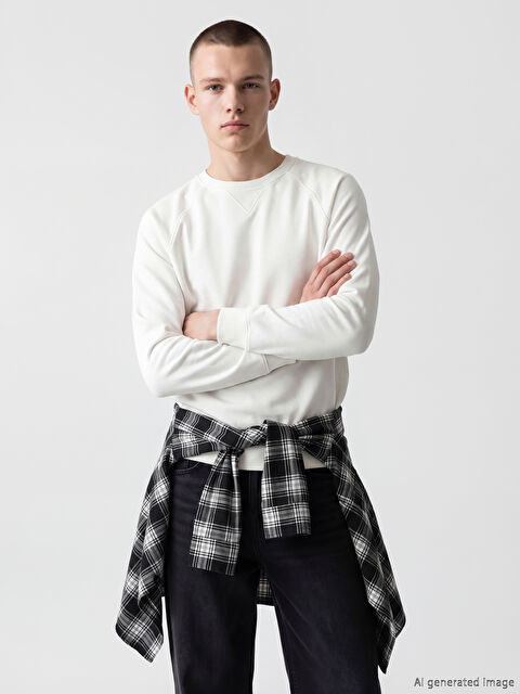 XSIDE Bisiklet Yaka Erkek Sweatshirt