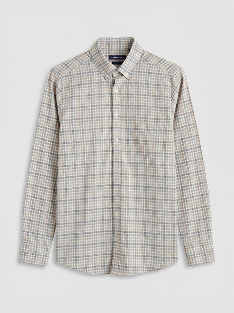 LCWAIKIKI Classic Regular Fit Ekose Erkek Gömlek - S6F984Z8-LKQ