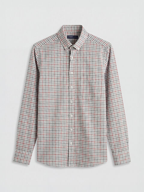 LCWAIKIKI Classic Regular Fit Ekose Erkek Gömlek - S6F984Z8-LPA