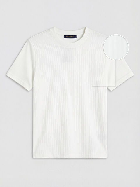 SOUTHBLUE Bisiklet Yaka Fitilli Erkek Tişört