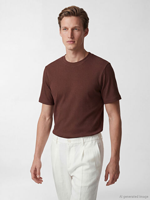 SOUTHBLUE Bisiklet Yaka Fitilli Erkek Tişört