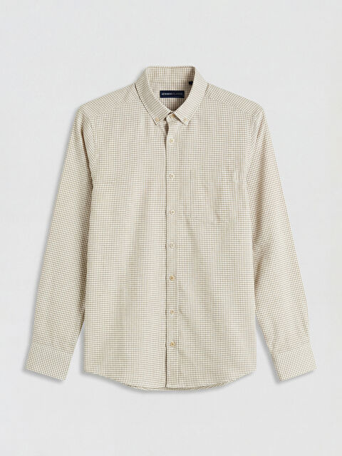 LCWAIKIKI Classic Regular Fit Kareli Desenli Erkek Gömlek - S6C989Z8-LKQ