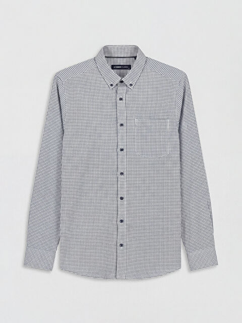 LCWAIKIKI Classic Regular Fit Kareli Desenli Erkek Gömlek - S6C989Z8-LN6