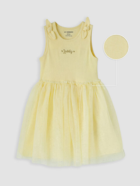 LCW Kids Fiyonk Detaylı Kız Çocuk Tütü Elbise