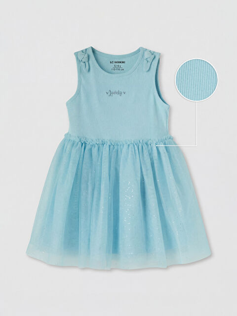 LCW Kids Fiyonk Detaylı Kız Çocuk Tütü Elbise