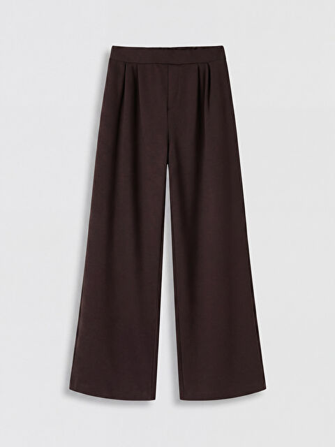 LCW Kids Kız Çocuk Geniş Paça Soft Touch Pantolon