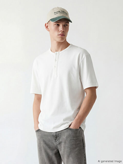 XSIDE Bisiklet Yaka Erkek Tişört