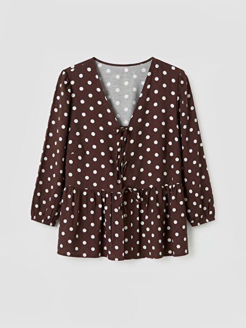 LCW Comfort V Yaka Puantiyeli Bluz