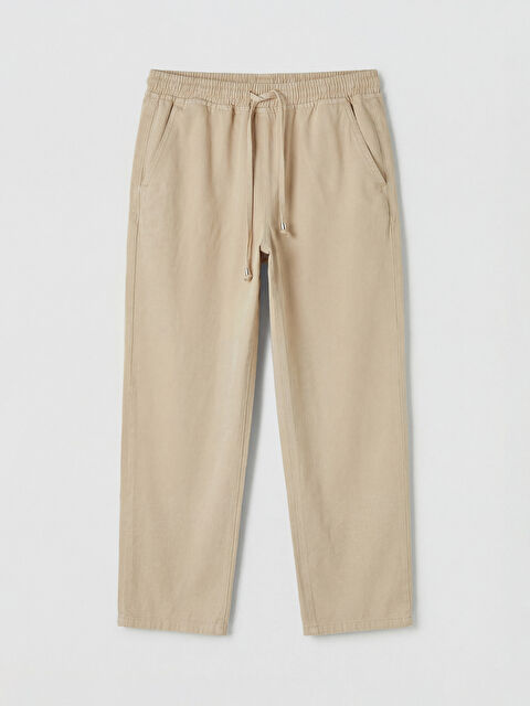 LCW Jeans Beli Lastikli Balloon Fit Kadın Jean Pantolon