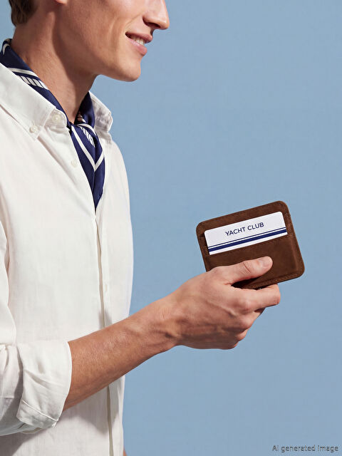 LCW ACCESSORIES Süet Görünümlü Erkek Kartlık - S6P168Z8-H4M