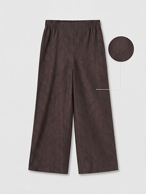 LCWAIKIKI Classic Beli Lastikli Nakışlı Kadın Pantolon