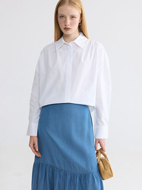 LCW Modest Regular Fit Kadın Gömlek