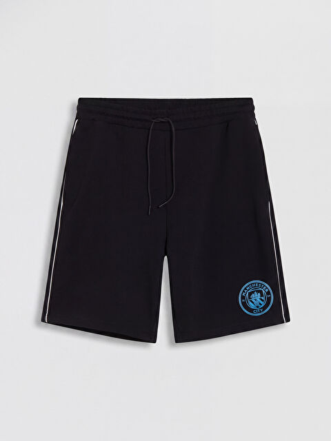 XSIDE ACTIVE Rahat Kalıp Manchester City Baskılı Erkek Spor Şort
