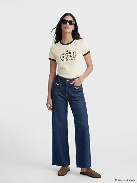 LCW Jeans Wideleg Kadın Jean Pantolon