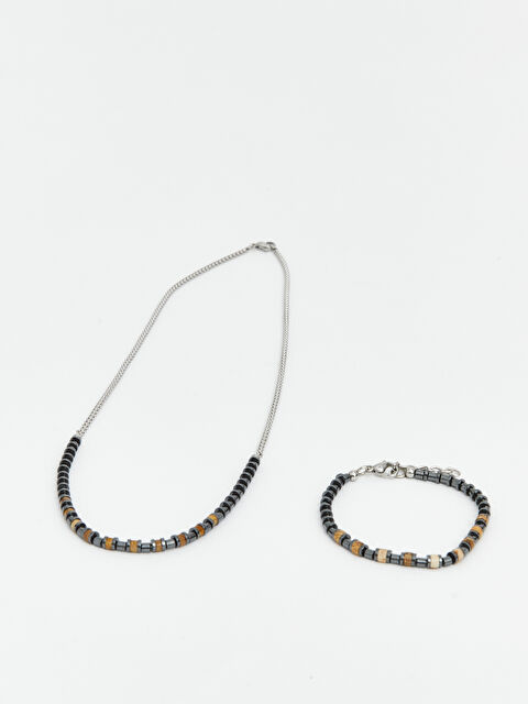 LCW ACCESSORIES Erkek Zincir Kolye ve Bileklik Seti - S6P369Z8-2FH