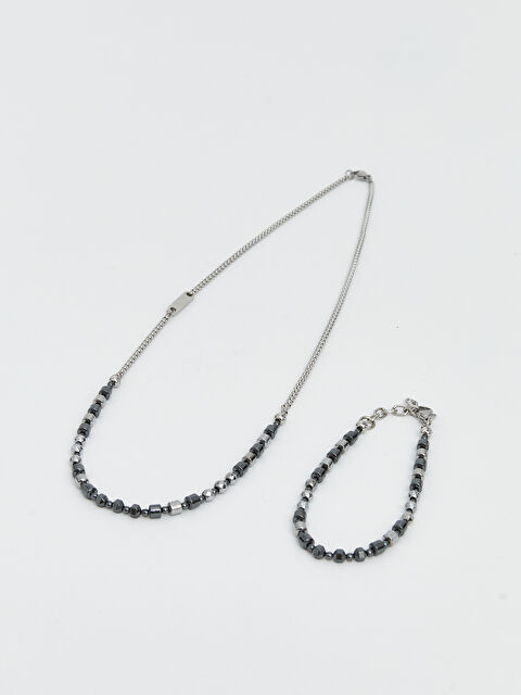 LCW ACCESSORIES Erkek Zincir Kolye ve Bileklik Seti - S6P372Z8-2JL