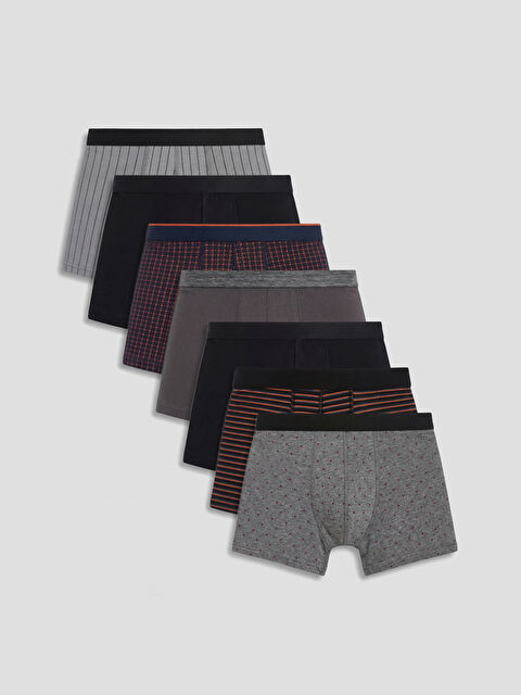 LC WAIKIKI Pamuklu Esnek Erkek Boxer 7li