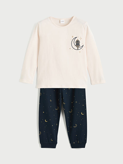 LCW Kids Baskılı Kız Çocuk Pijama Takımı - S6P413Z1-FFC