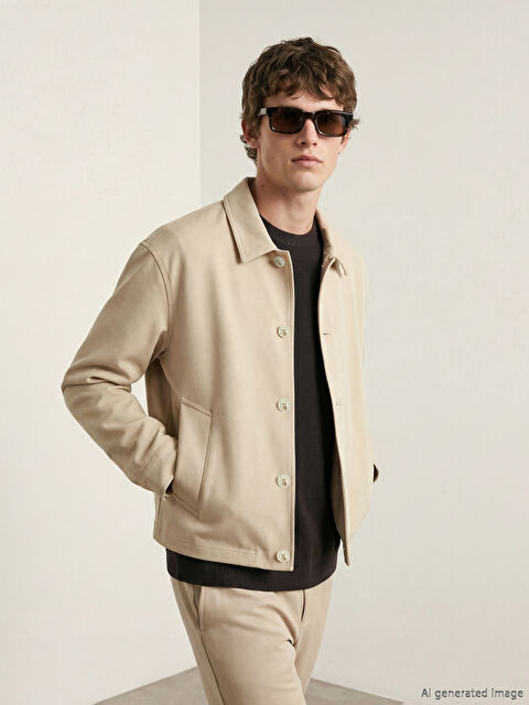 LCW Vision Standart Kalıp Erkek Ceket - S6ON85Z8-CR8