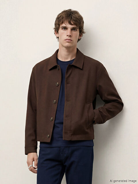 LCW Vision Standart Kalıp Erkek Ceket - S6ON85Z8-CT9