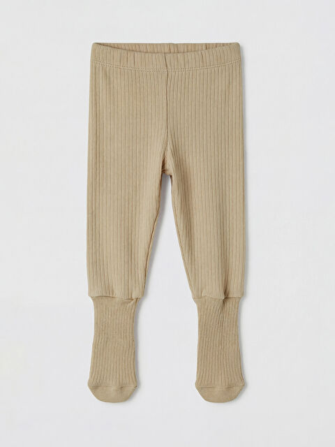 LCW baby Erkek Bebek Çoraplı Pijama Alt