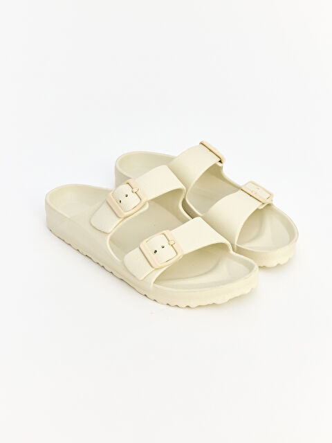 LCW HOME Çift Bantlı Kadın Terlik