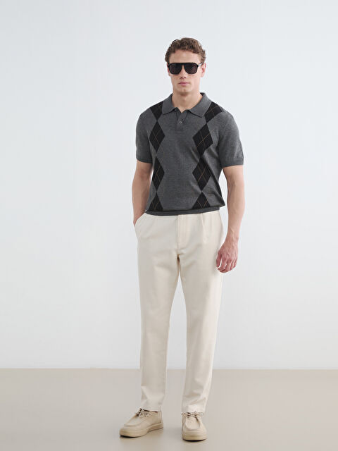 LCW Vision Standart Kalıp Pileli Erkek Chino Pantolon