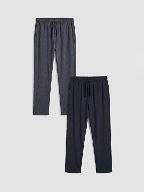 LC WAIKIKI Beli Lastikli Erkek Pijama Altı 2'li - S6P699Z8-RFF