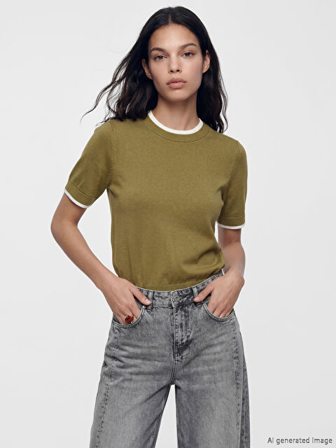 LCW Vision Bisiklet Yaka Kadın Triko Kazak