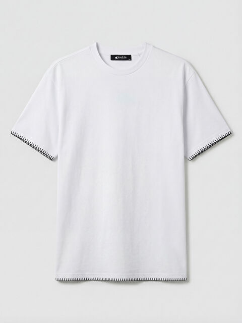 Soulife Bisiklet Yaka Kadın Tişört - S6P824Z8-Q6K