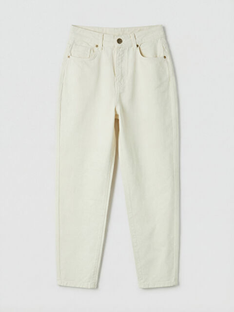 Soulife Mom Fit Kadın Jean Pantolon