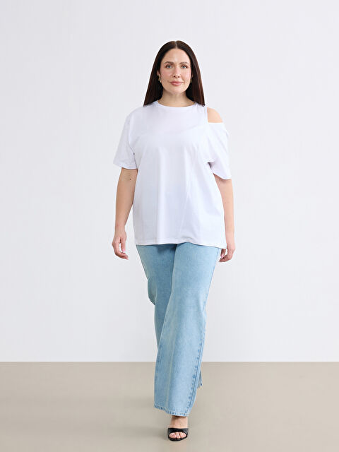 Soulife Wideleg Kadın Jean Pantolon