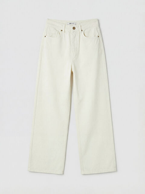Soulife Wideleg Kadın Jean Pantolon