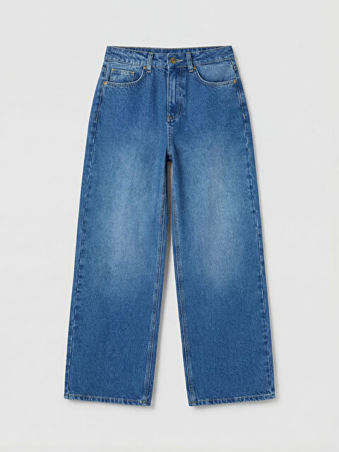 Soulife Wideleg Kadın Jean Pantolon