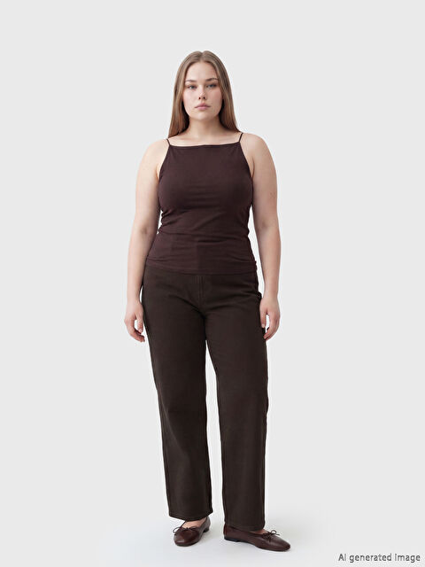 Soulife Wideleg Kadın Jean Pantolon