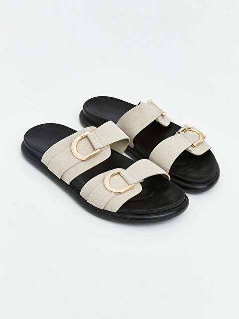 LCW STEPS Süet Görünümlü Kadın Terlik